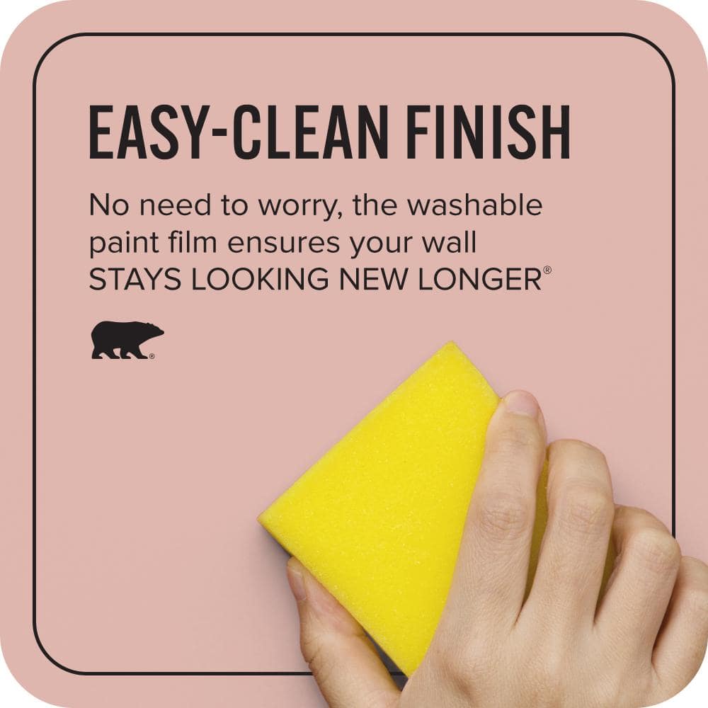 BEHR ULTRA 1 gal. #S160-2 Pink Quartz Extra Durable Semi-Gloss Enamel Interior Paint & Primer (4)