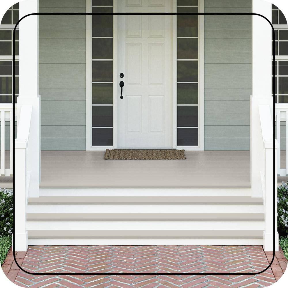 BEHR PREMIUM #HDC-NT-20 Textured Low-Lustre Enamel Interior/Exterior Porch and Patio Anti-Slip Floor Paint (2)