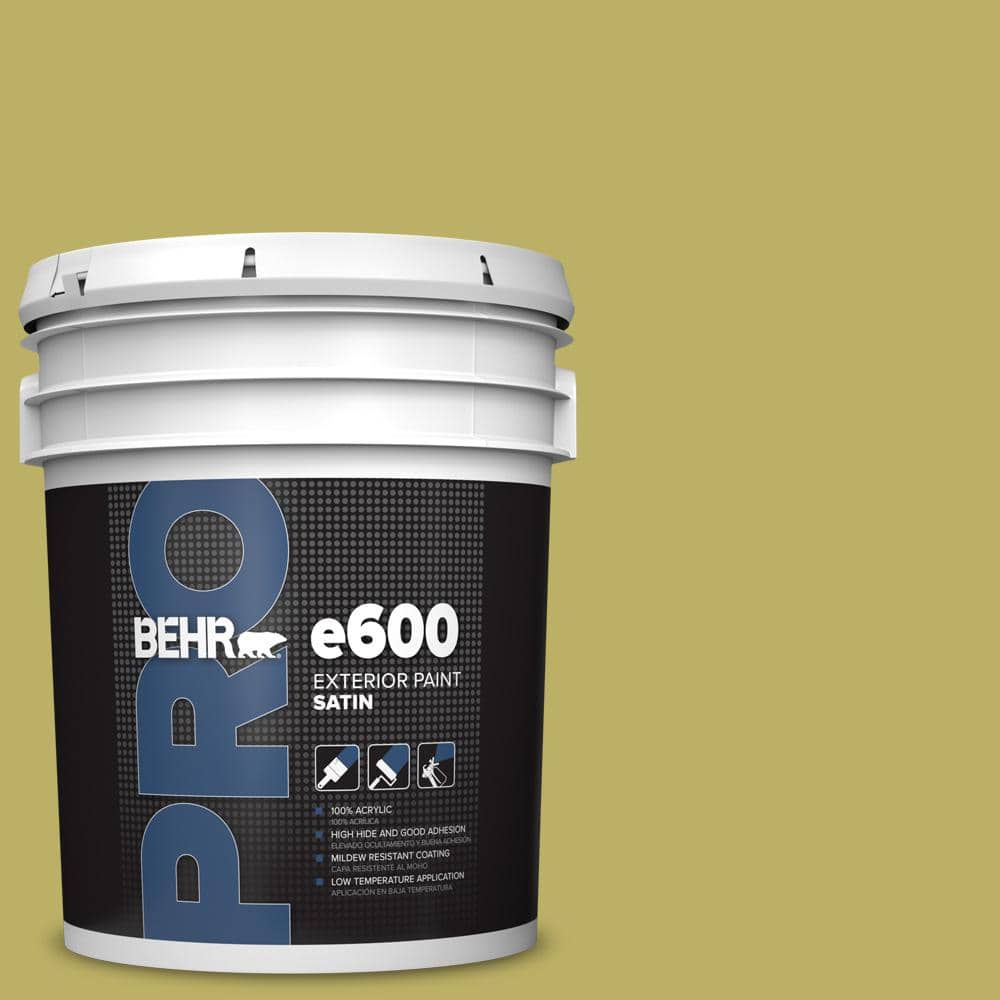 BEHR PRO 5 gal. #MQ4-42 Pistachio Satin Exterior Paint
