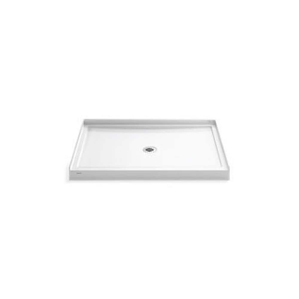 Sterling Guard 60 in. L 38 in. W Alcove Shower Pan Base with Drain (1)