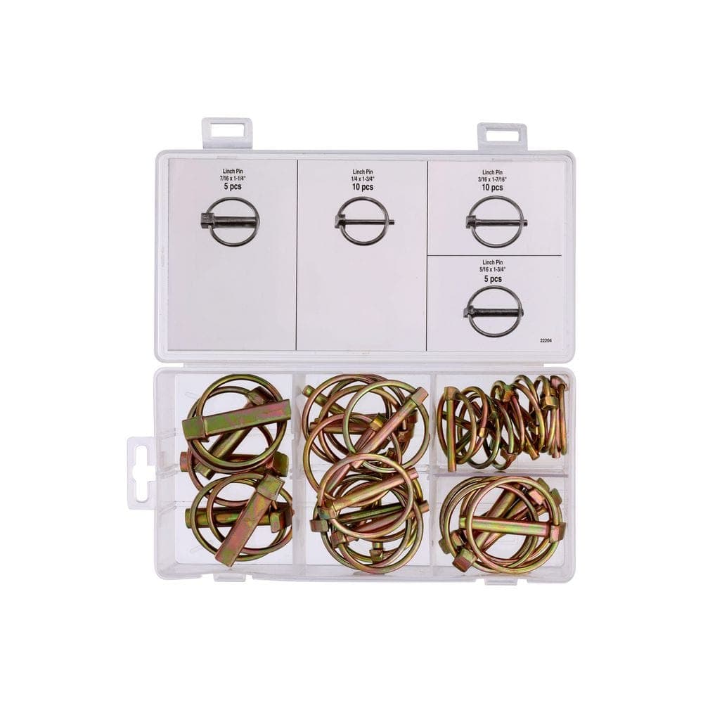 PROJECT MASTER Linch Pin Kit-Yellow Zinc (2)