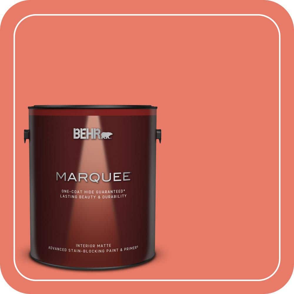 BEHR MARQUEE 1 gal. #P180-5 Watermelon Slice Matte Interior Paint & Primer