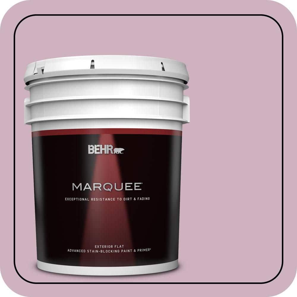 BEHR MARQUEE 5 gal. #S120-3 Candlelight Dinner Flat Exterior Paint & Primer (1)