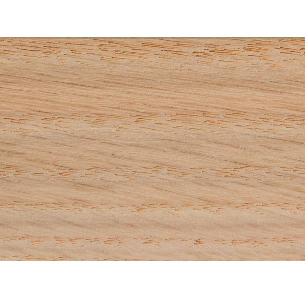 ROPPE Solid Hardwood Unfinished 0.38 in. T x 2 in. W x 78 in. L Multi-Purpose Reducer Molding (3)