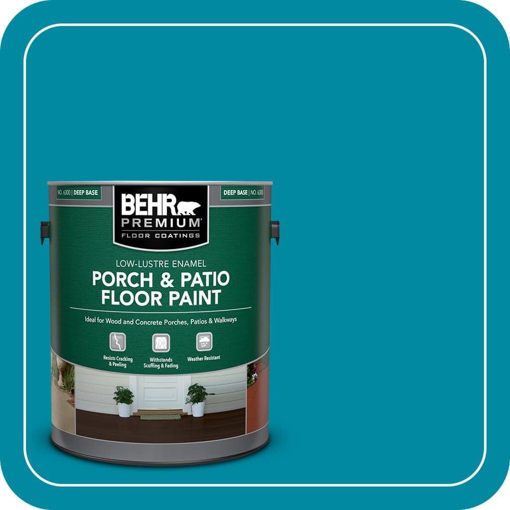 BEHR PREMIUM #P480-6 Low-Lustre Enamel Interior/Exterior Porch and Patio Floor Paint (1)