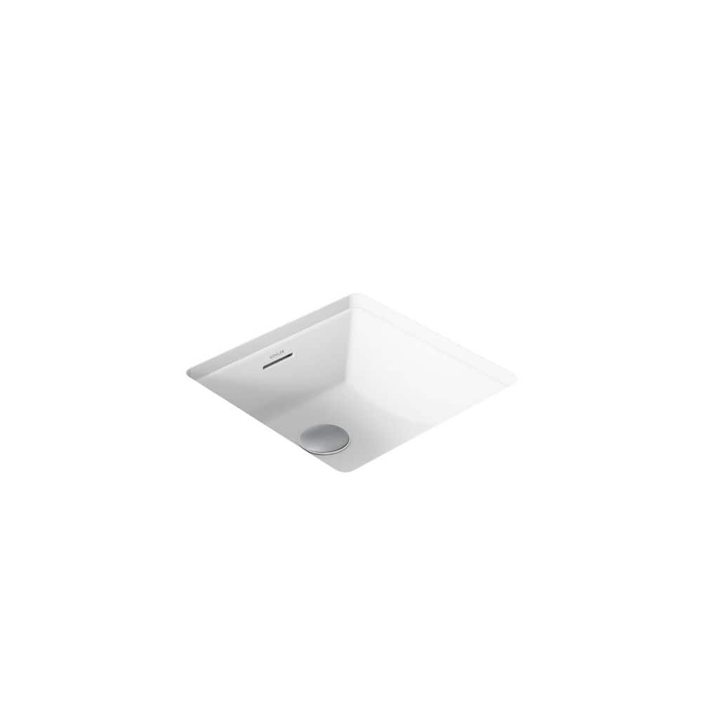 KOHLER Brazn 16 in. Undermount Bathroom Sink (1)