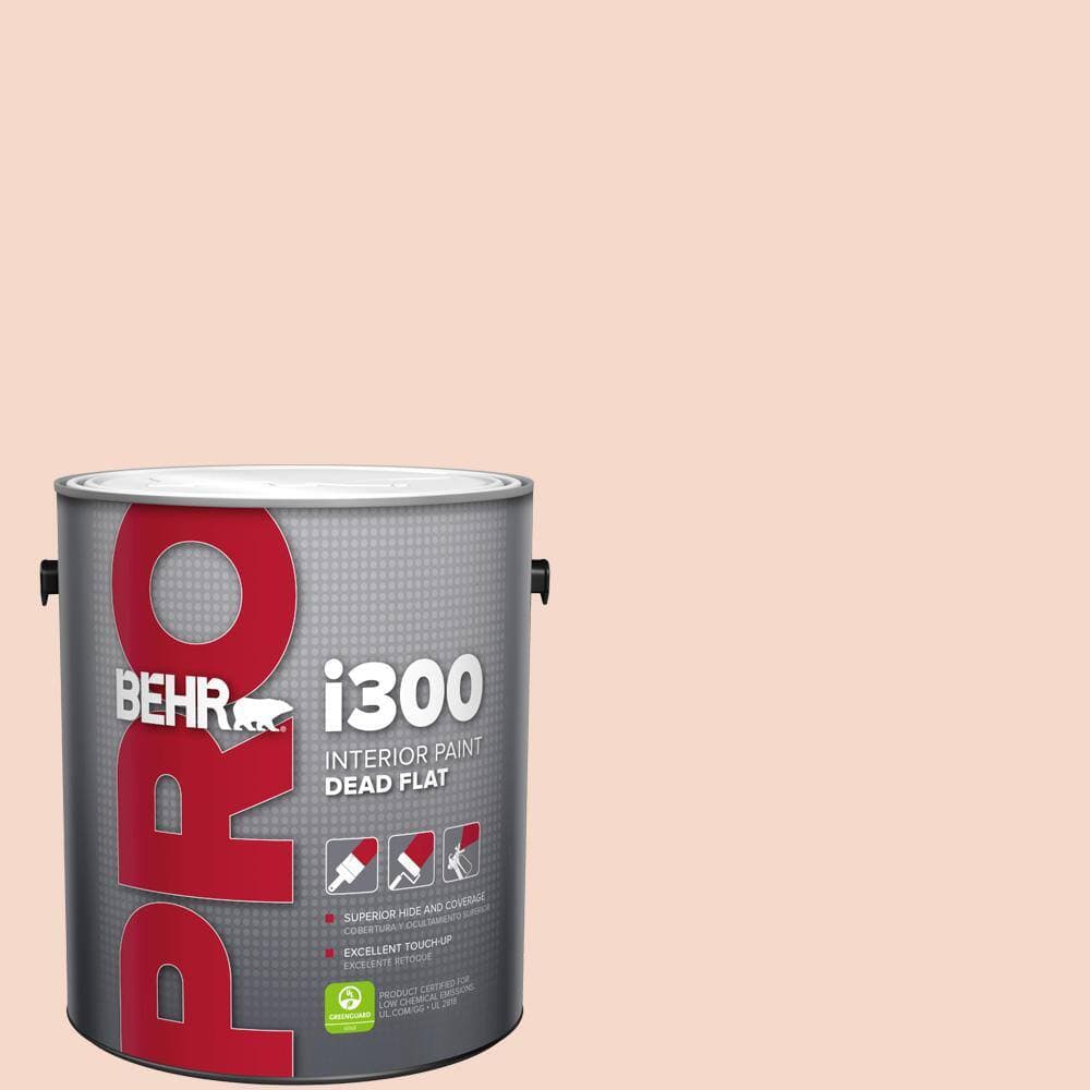 BEHR PRO 1 gal. #M190-1 Pink Sea Salt Dead Flat Interior Paint (1)