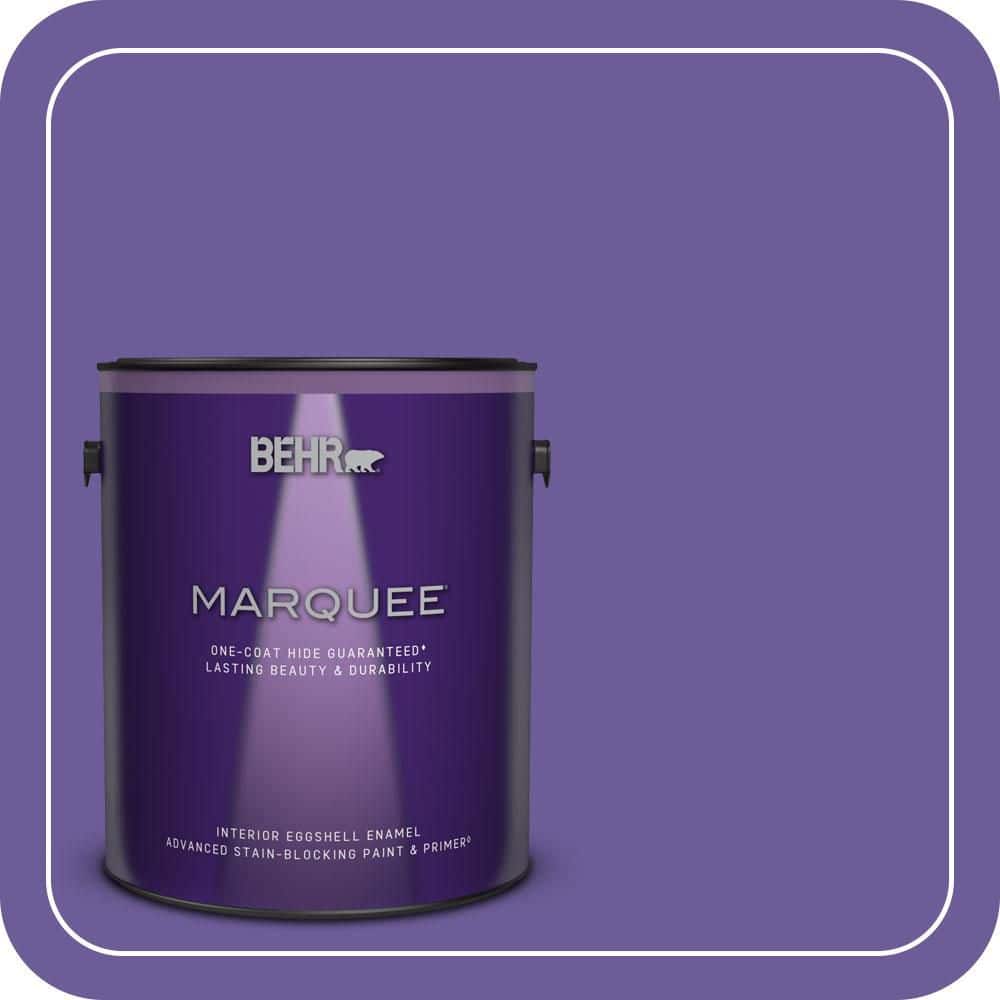 BEHR MARQUEE 1 gal. #P560-6 Just a Fairytale Eggshell Enamel Interior Paint & Primer