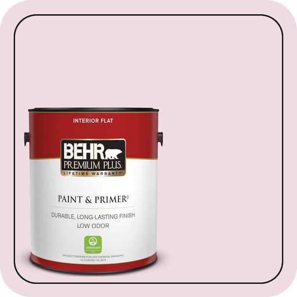 BEHR PREMIUM PLUS #M130-1 Pink Posies Enamel Low Odor & Primer (3)