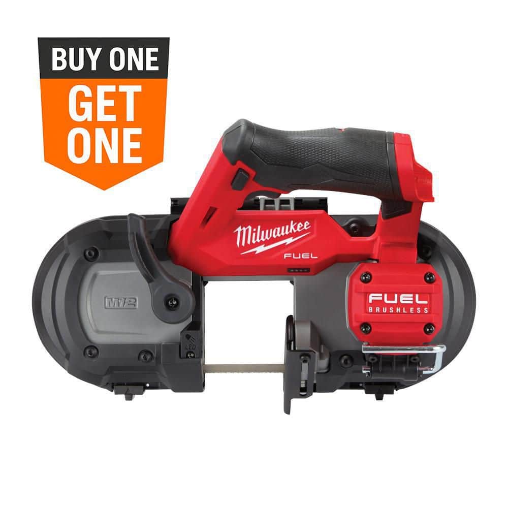 Milwaukee M12 FUEL 12V Lithium-Ion Cordless Compact Band Saw XC Kit with (4) Band Saw Blades (2)