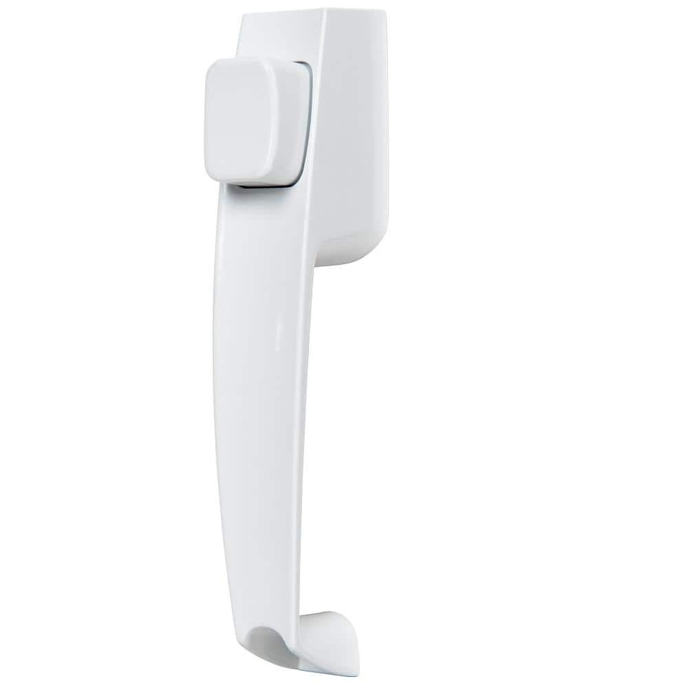 Wright Products Pneumatic Closer and Push Button Latch Combo Kit, White (2)