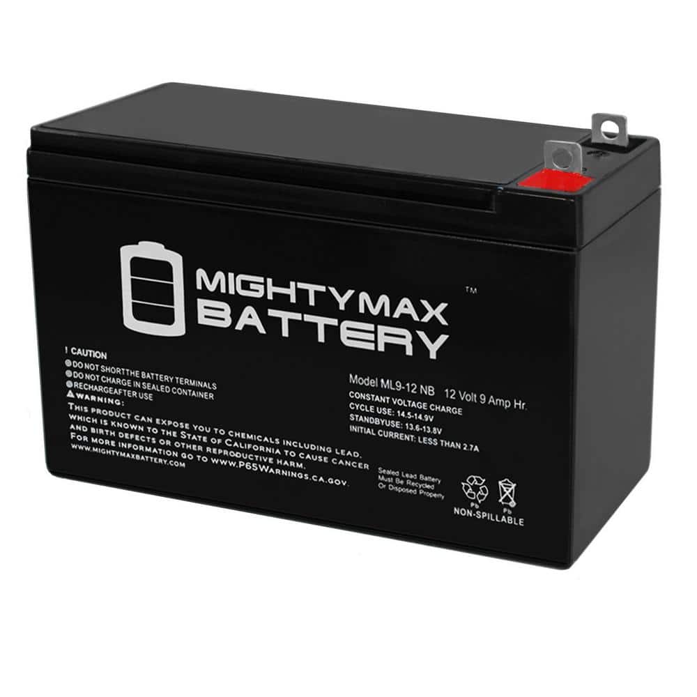 MIGHTY MAX BATTERY 12V 9AH SLA Replacement Battery for Generac GP8000E Electric Generator