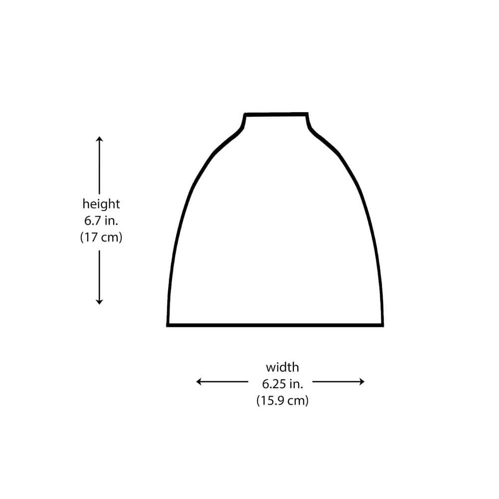 PRIVATE BRAND UNBRANDED 6.7 in. Natural Brown Bamboo Cone Shaped Replacement Pendant Shade with 2.25 in. Neckless Fitter (4)