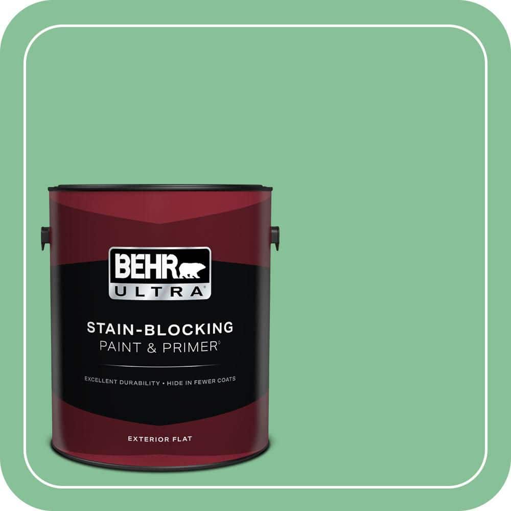 BEHR ULTRA 1 gal. #MQ6-40 Country Weekend Flat Exterior Paint & Primer