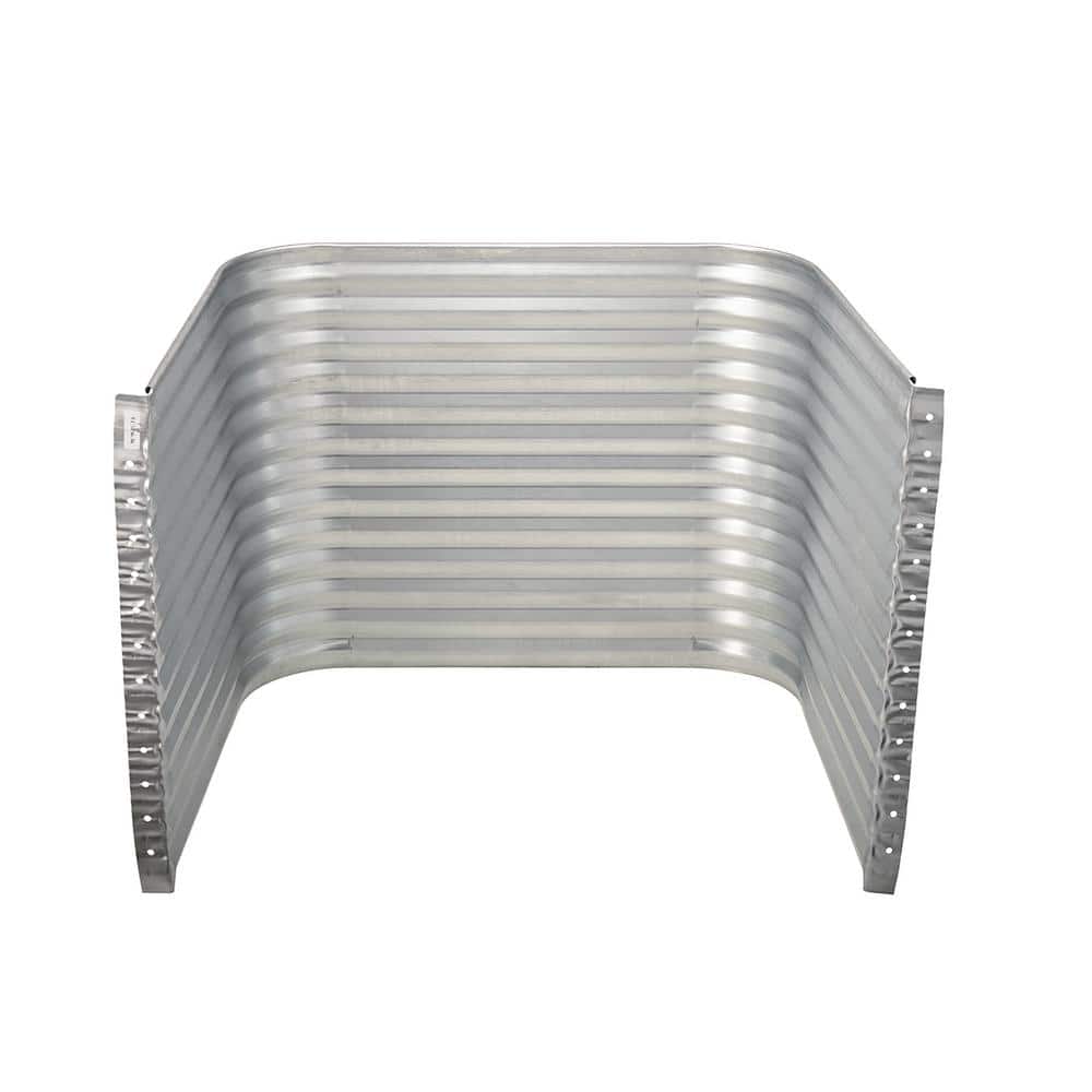 SHAPE PRODUCTS 50 in. W x 36 in. D x 36 in. H Galvanized Steel Egress Window Well