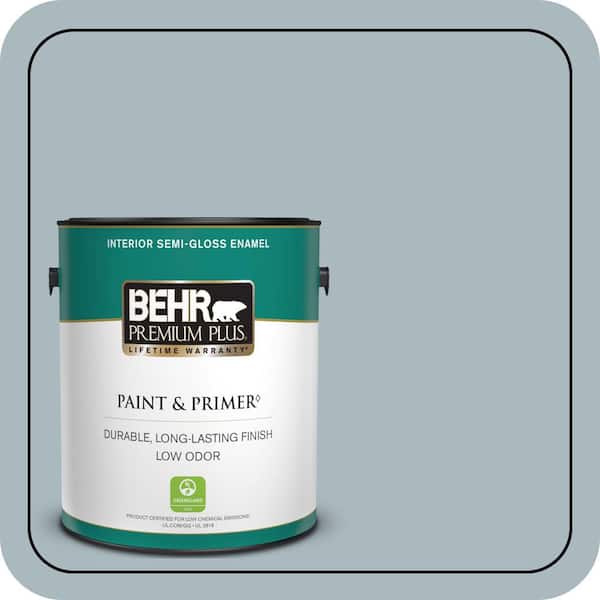 BEHR PREMIUM PLUS #740E-3 Prelude Enamel & Primer Color Sample (4)