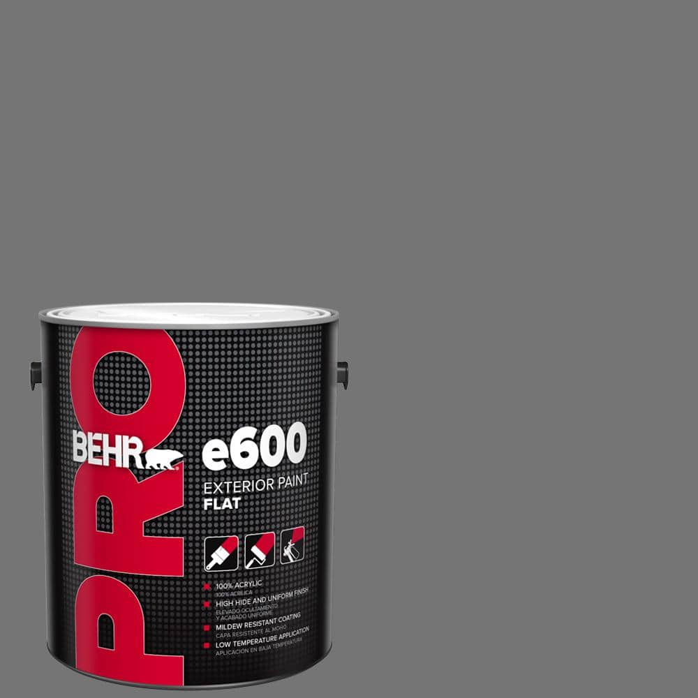 BEHR PRO 1 gal. #N520-5 Iron Mountain Flat Exterior Paint (1)