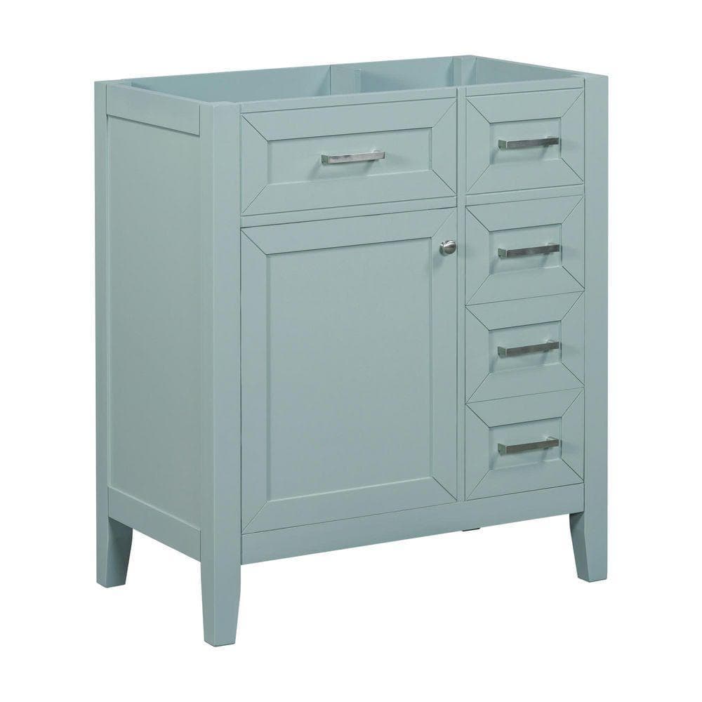 Cesicia Solid Frame and MDF Board Bath Vanity Cabinet without Top (1)