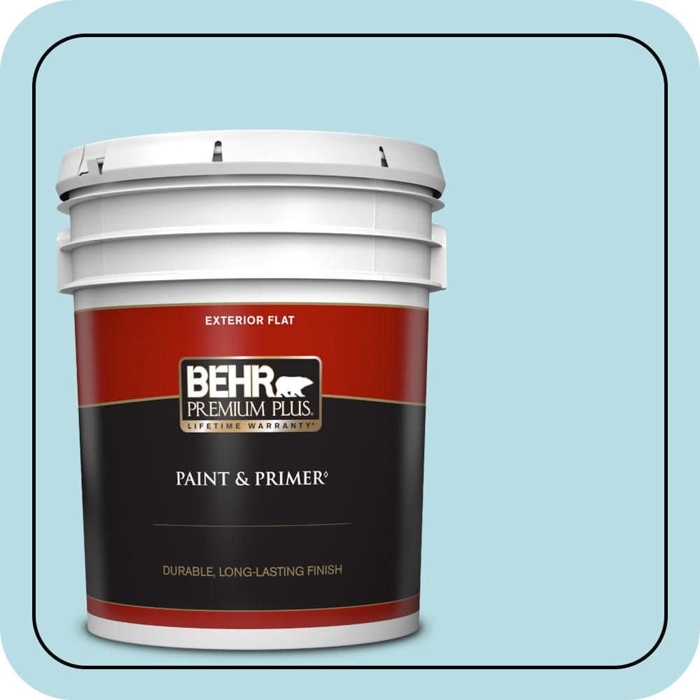BEHR PREMIUM PLUS #M470-2 Basin Blue Enamel Low Odor & Primer