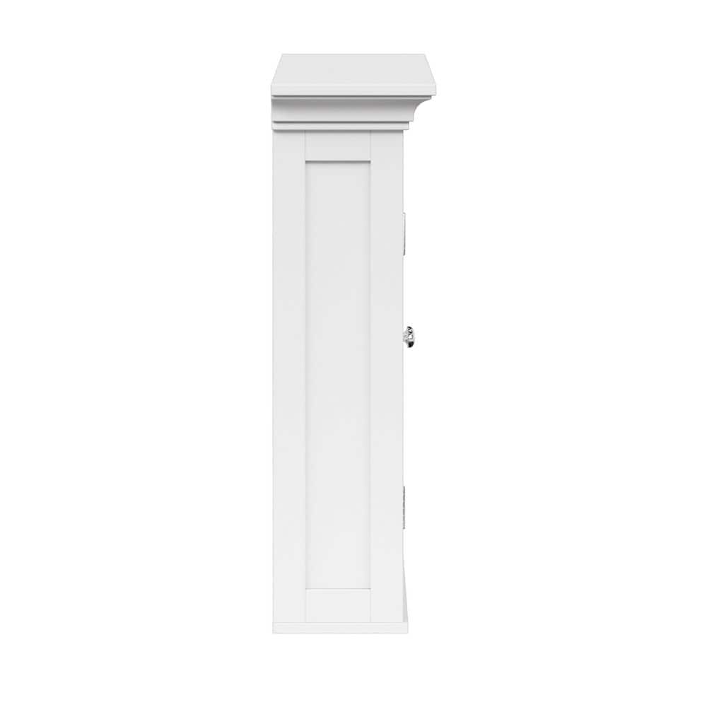 Teamson Home Madison 7 in. D x 20 in. W x 24 in. H Removable Wall Cabinet, White (2)
