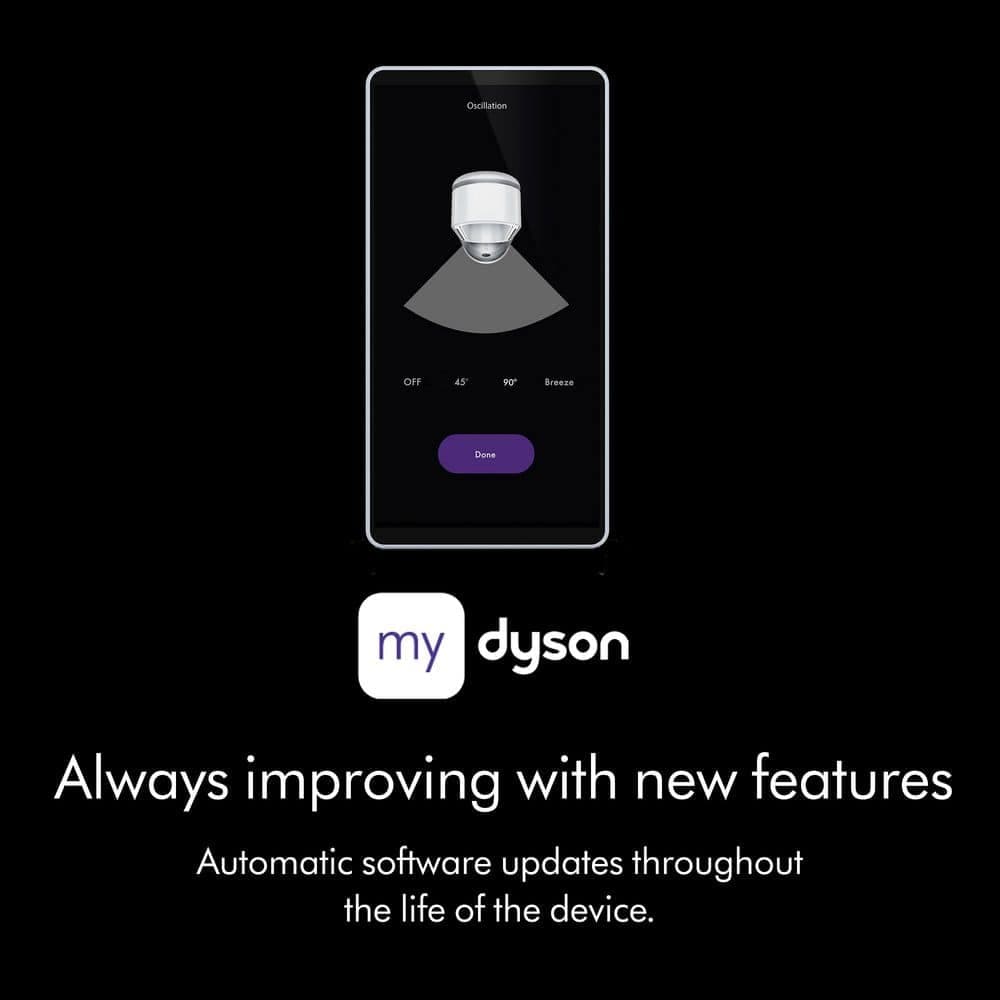 Dyson 109 sq. ft. Combined HEPA+K-Carbon filter in White/Gold with Air Multiplier technology and humidification (3)