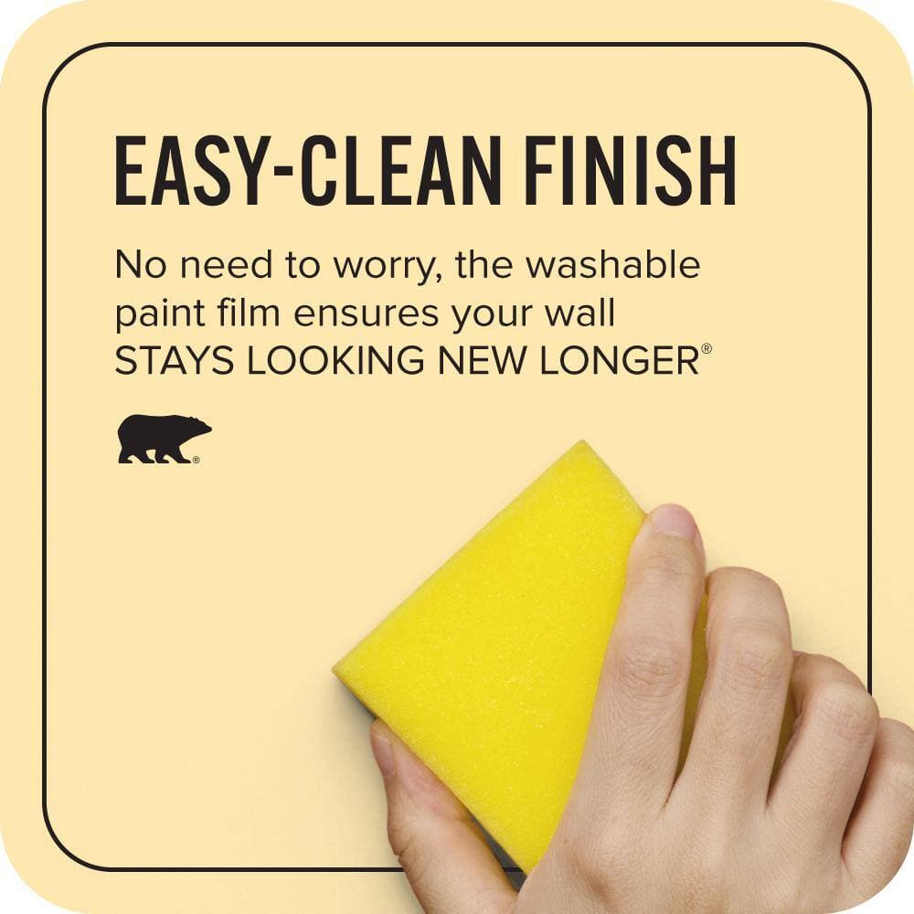 BEHR ULTRA 1 gal. #P280-2 Gold Thread Extra Durable Flat Interior Paint & Primer (4)