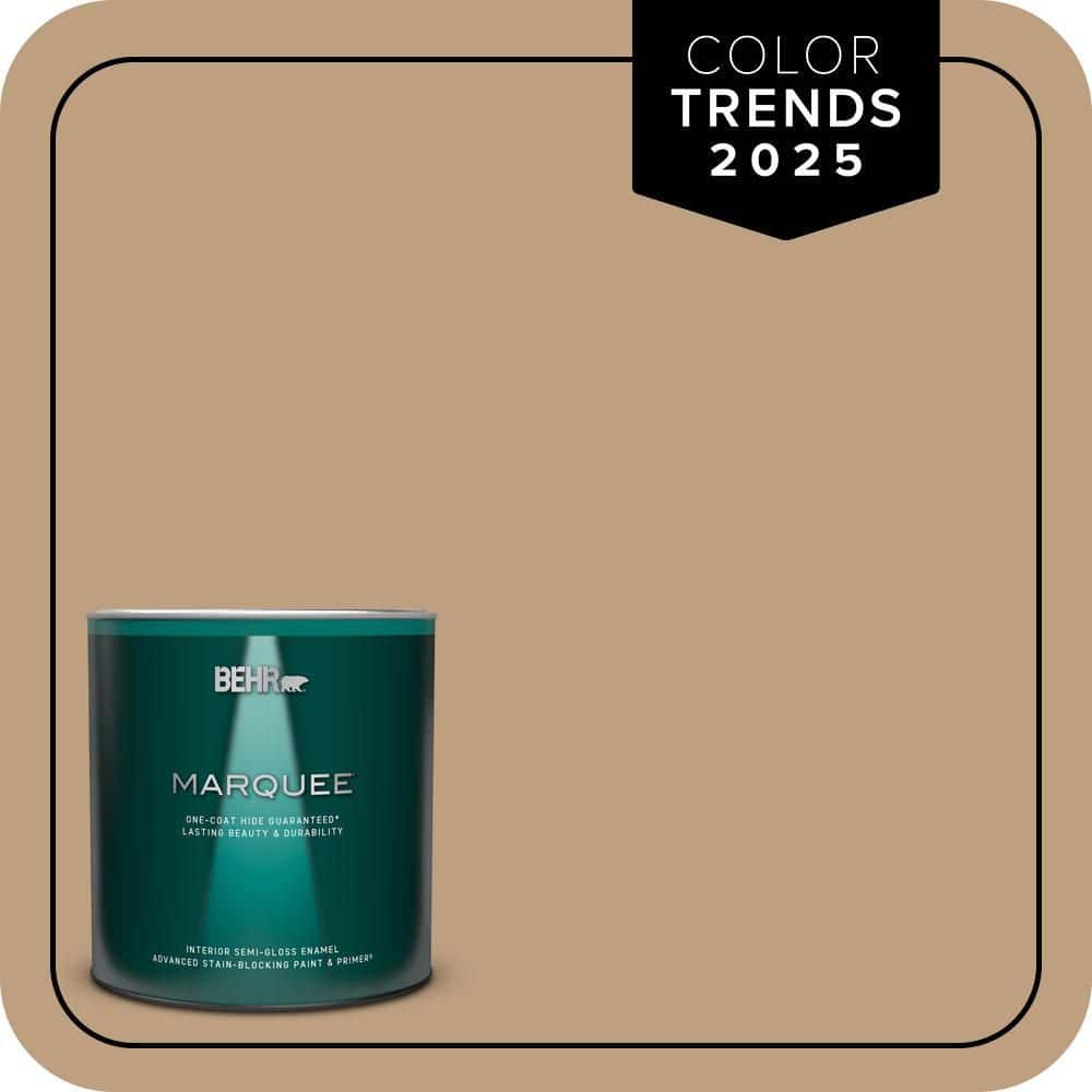 BEHR MARQUEE 1 qt. #N270-4 Oxford Street One-Coat Hide Semi-Gloss Enamel Interior Paint & Primer