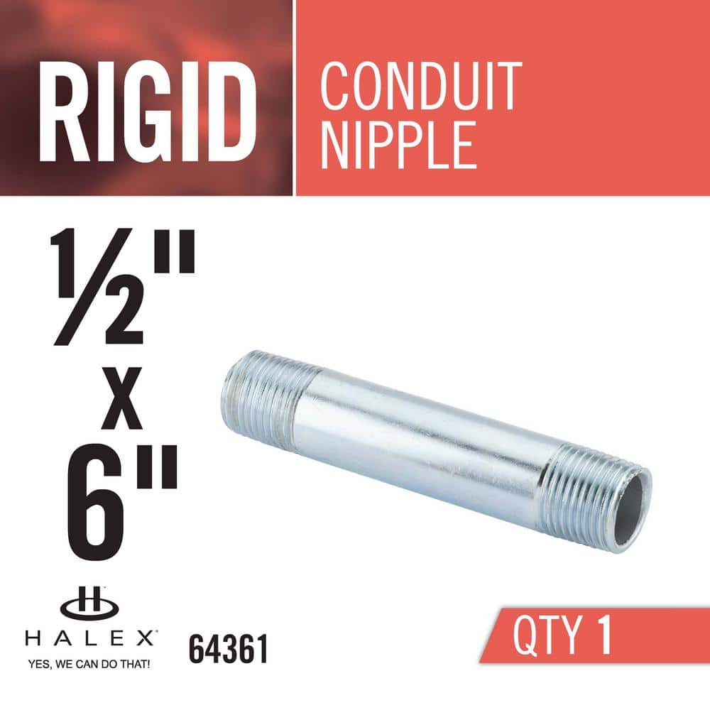 Halex 1/2 in. Rigid Conduit Nipple (4)