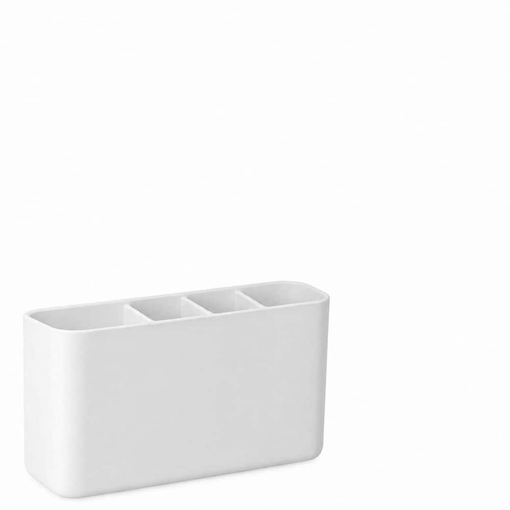 KHKFY Magnetic Wall-Mounted Toothbrush Holder 5 x 5 x 1.5 in. Compact Organizer for Cruise Bathrooms and Travel (1)