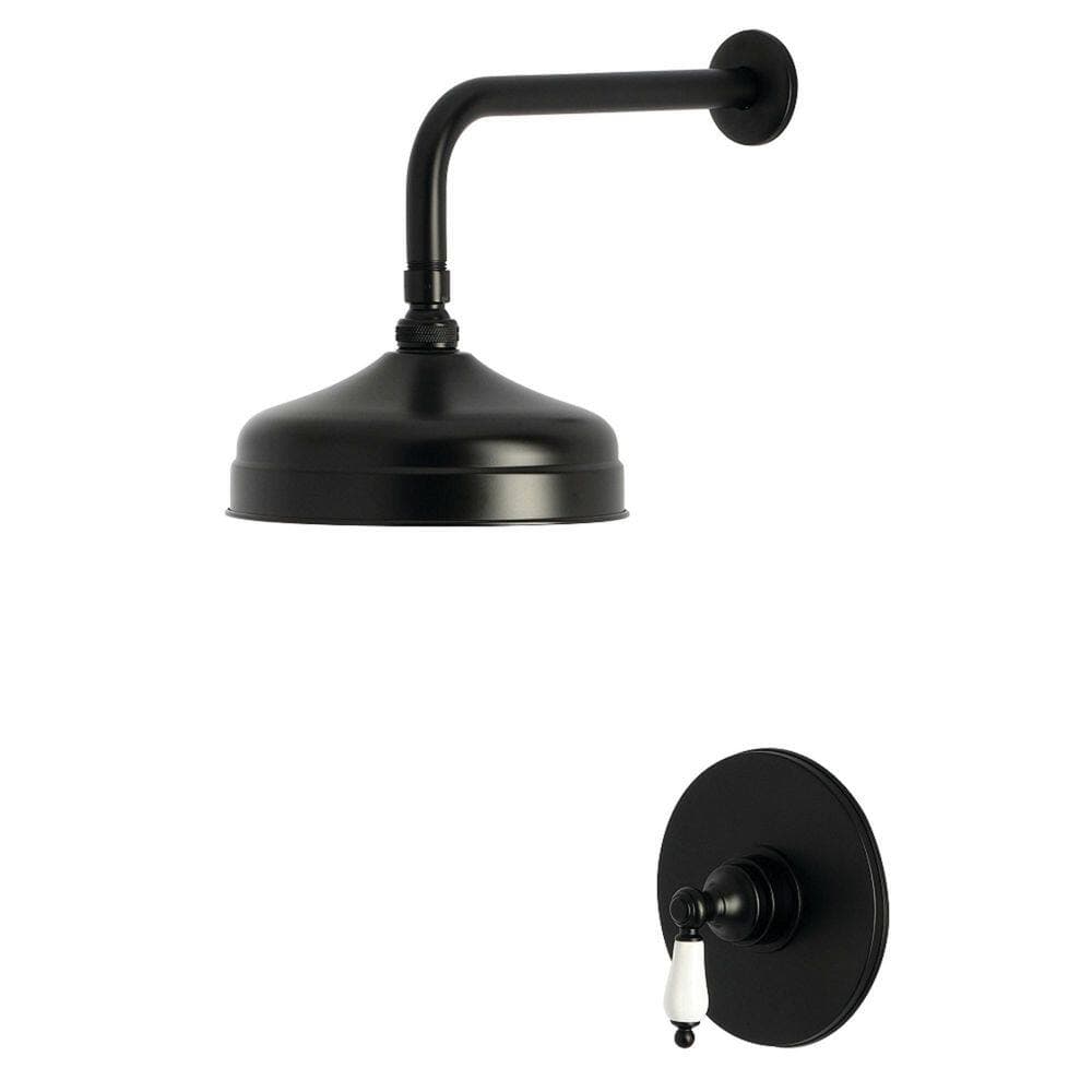 Kingston Brass Victorian 1-Handle Shower Faucet 1.8 GPM in Matte Black (3)