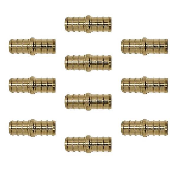 Apollo 1/2 in. Brass PEX-B Barb Coupling (10-Pack) (2)