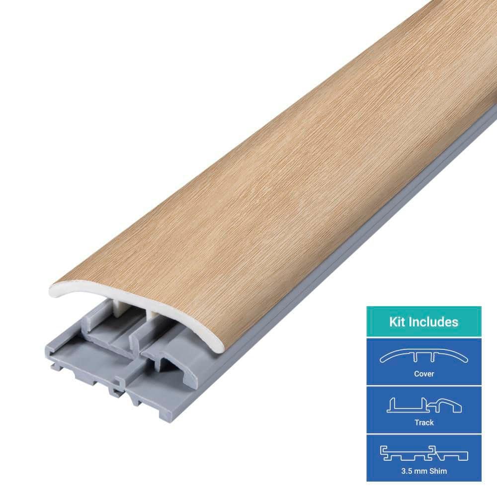 PERFORMANCE ACCESSORIES Dusk 0.31 in. T x 2 in. W x 78.7 in. L Vinyl 4-in-1 Molding (3)