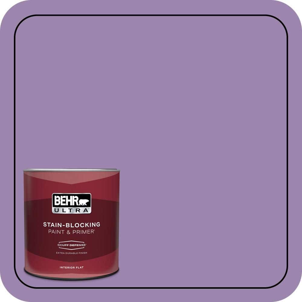 BEHR ULTRA 1 qt. #M570-5 Celeb City Extra Durable Flat Interior Paint & Primer