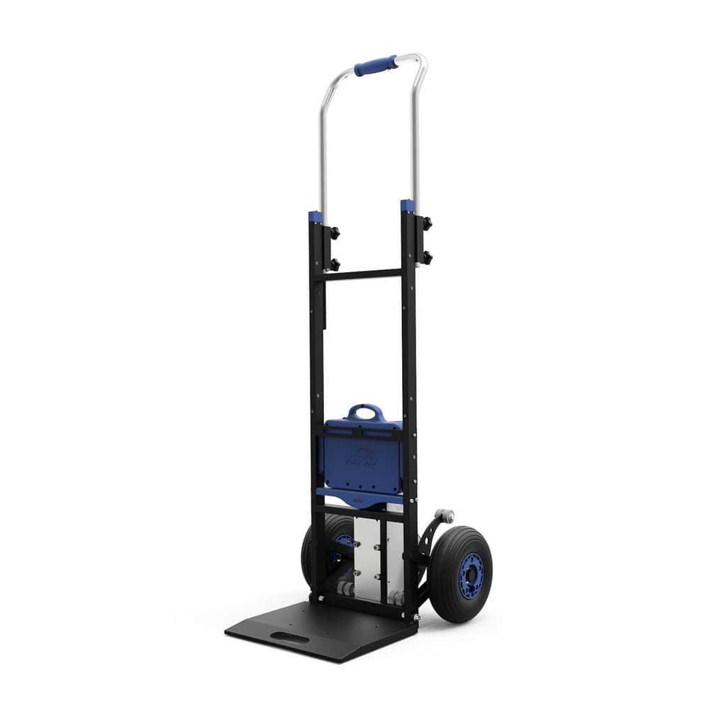Cesicia 375 lbs. Heavy-Duty Load Folding Stair Climbing Hand Trucks with Ergo Telescoping Handle & Pneumatic Wheels (1)