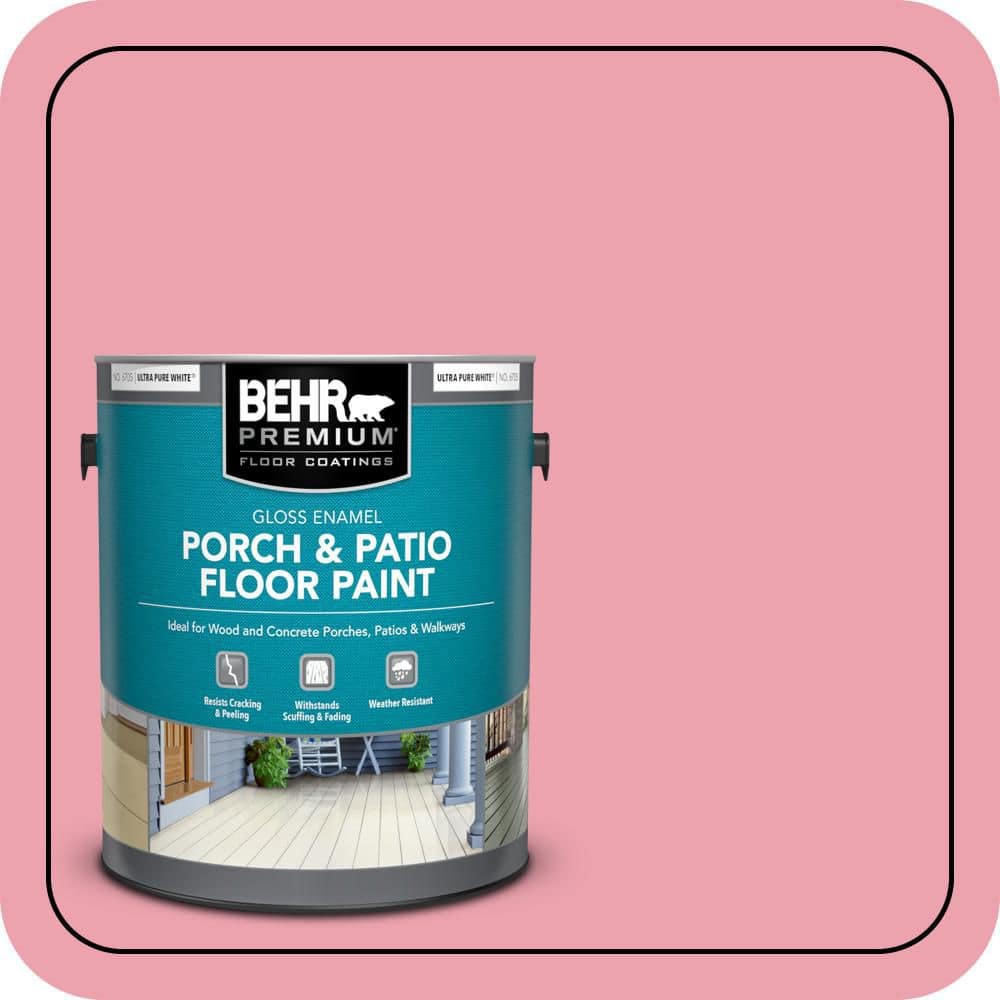 BEHR PREMIUM 1 gal. #P150-3 Pinque Gloss Enamel Interior/Exterior Porch and Patio Floor Paint