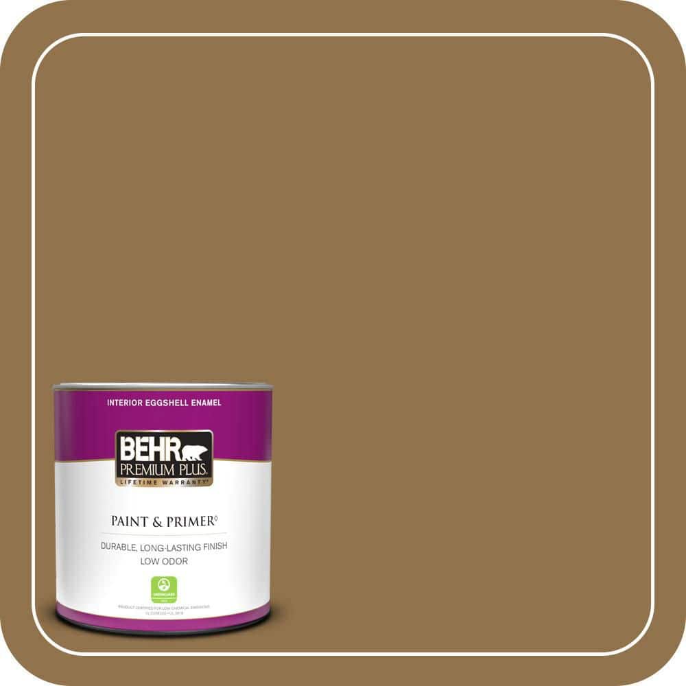 BEHR PREMIUM PLUS #N290-7 Marrakech Brown Enamel Low Odor & Primer (1)