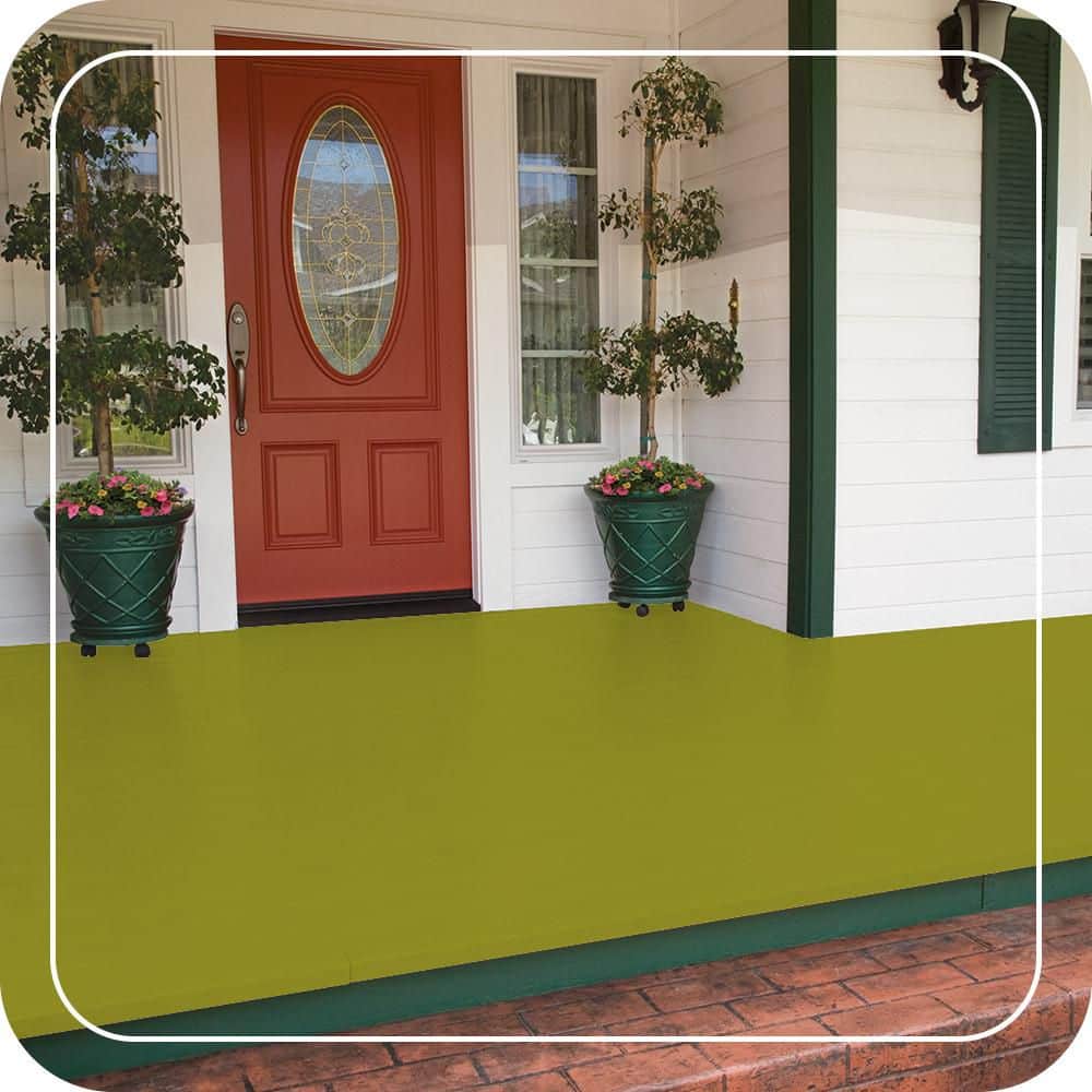 BEHR PREMIUM #P340-7 Low-Lustre Enamel Interior/Exterior Porch and Patio Floor Paint (2)