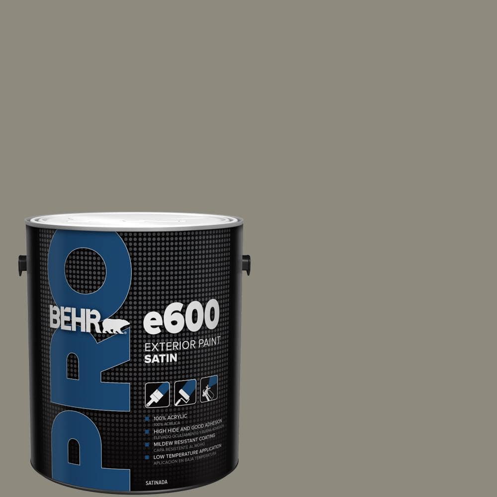 BEHR PRO 1 gal. #790D-5 Squirrel Satin Exterior Paint
