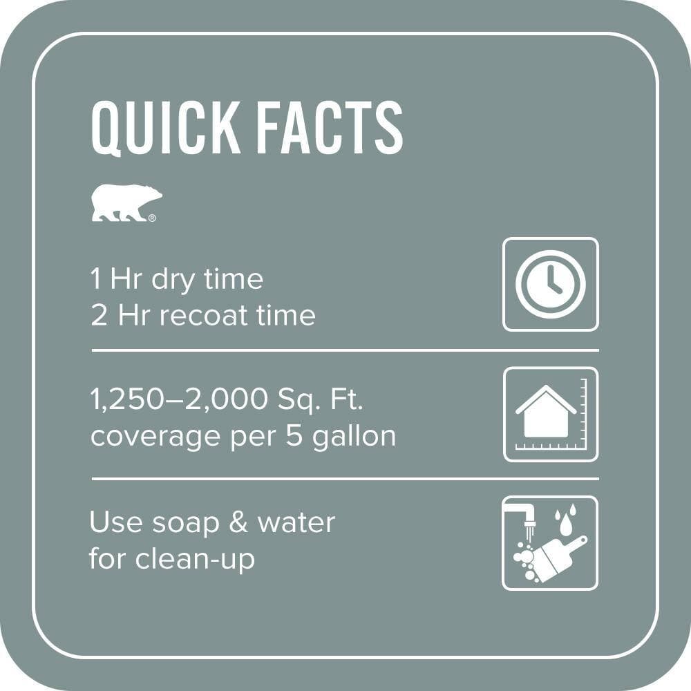BEHR PREMIUM PLUS #QE-53 Raindance Flat & Primer (4)