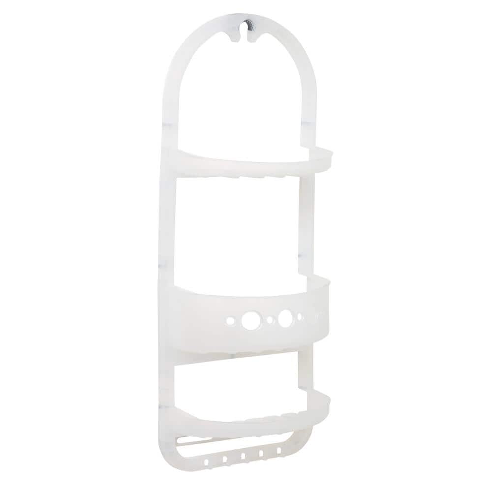 Glacier Bay Over-the-Shower Caddy in Frosted Clear (1)