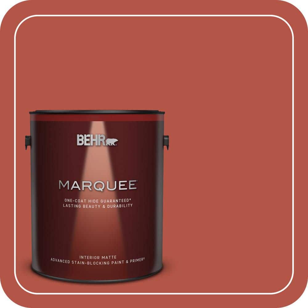 BEHR MARQUEE 1 gal. #T17-18 Hot and Spicy Matte Interior Paint & Primer