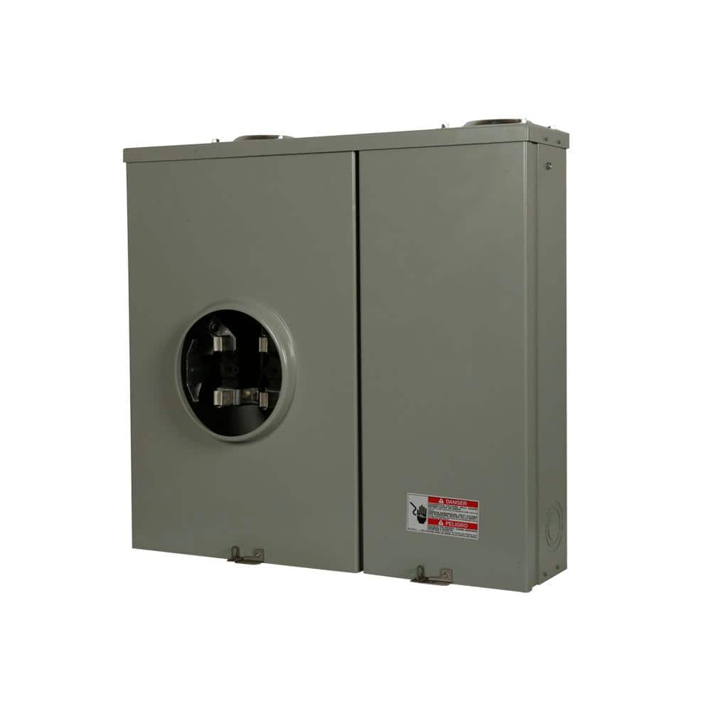 Eaton 200 Amp 4-Space 8-Circuit BR Type Meter Breaker Load Center with a Main Breaker (2)