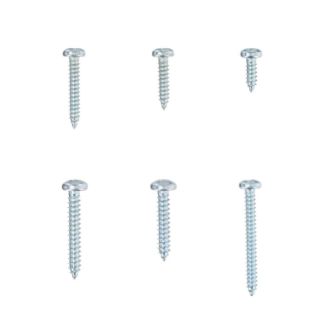 Hillman Homepack Zinc Pan Head Sheet Metal Screw Assorted Kit (90-Pack) (3)