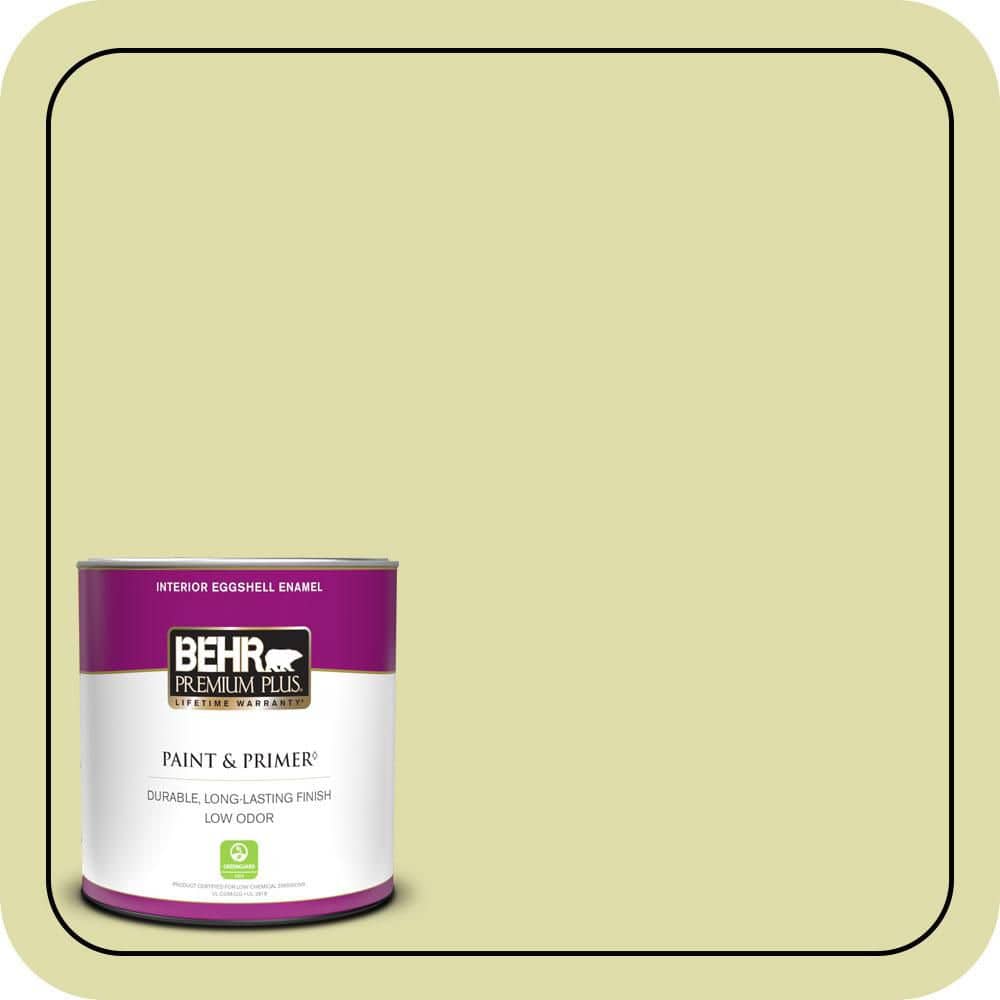 BEHR PREMIUM PLUS 1 qt. #P360-3 Tonic Eggshell Enamel Low Odor Interior Paint & Primer