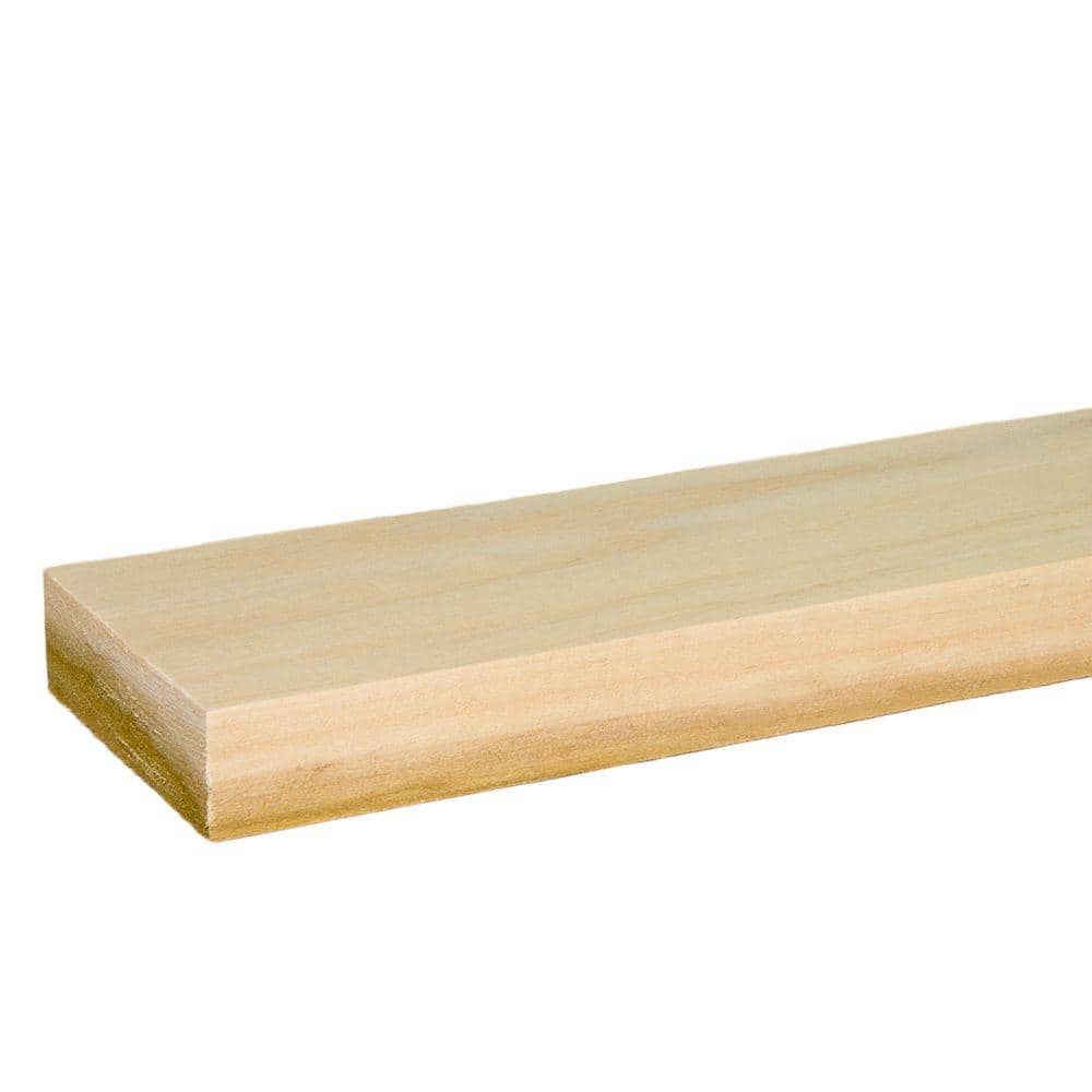 Builders Choice 1 in. x 3 in. x 8 ft. S4S Poplar Board
