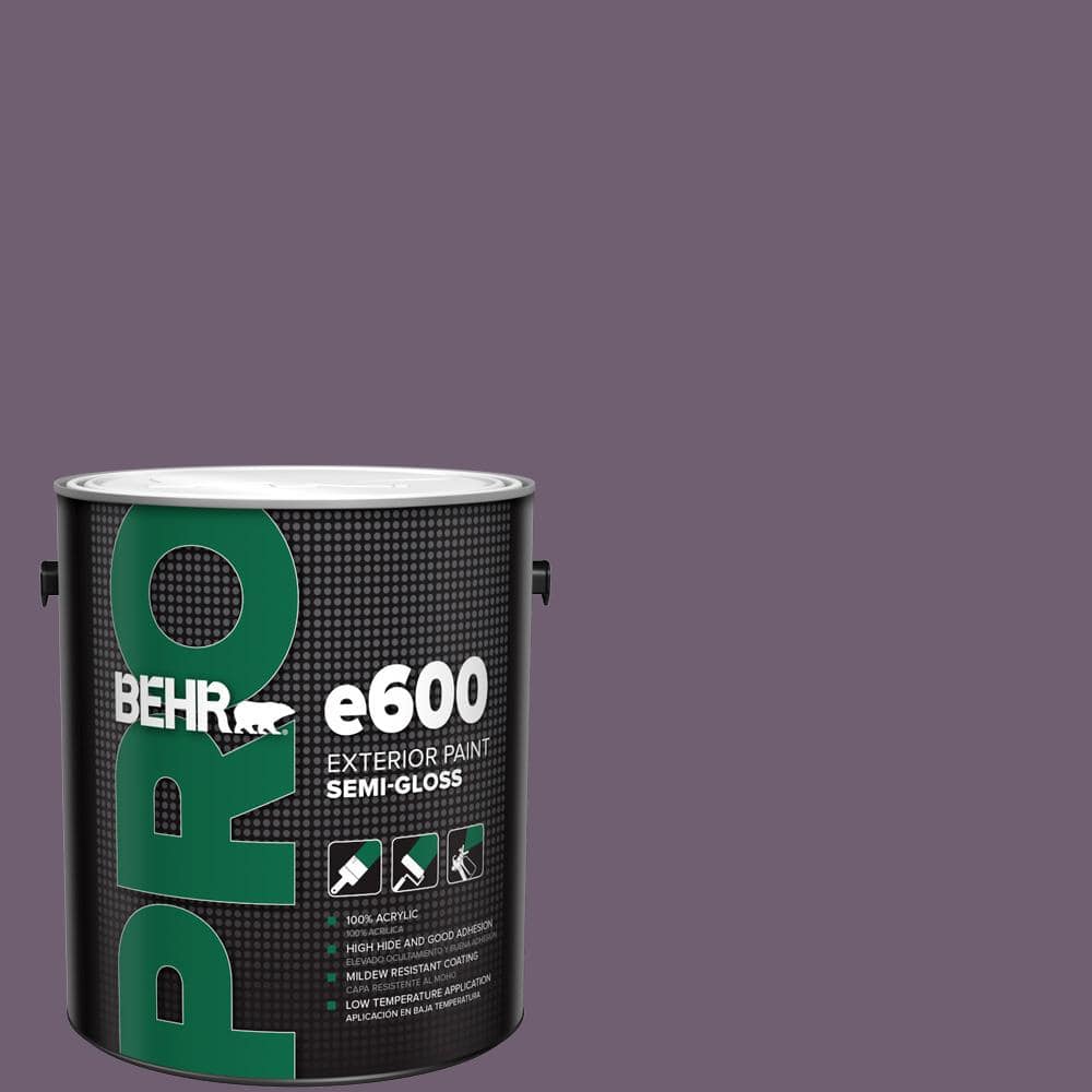 BEHR PRO 1 gal. #S100-6 Blackberry Jam Semi-Gloss Exterior Paint