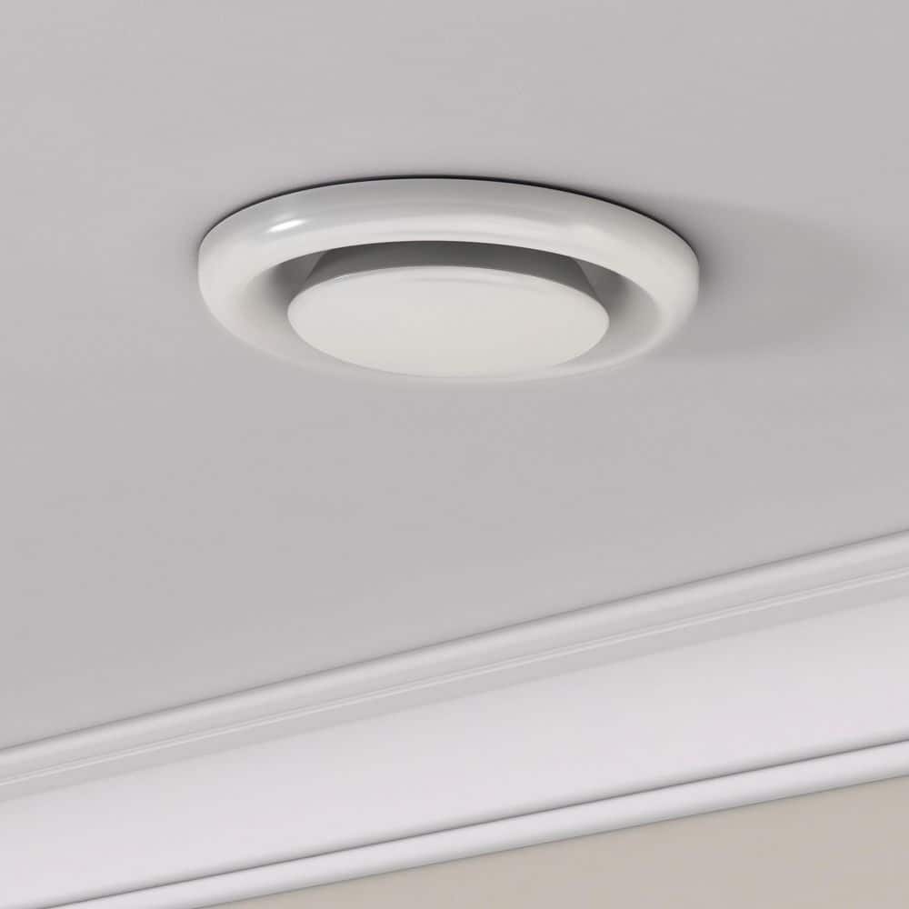 Everbilt 4 in. to 6 in. Adjustable Duct Plastic Air Diffuser (2)