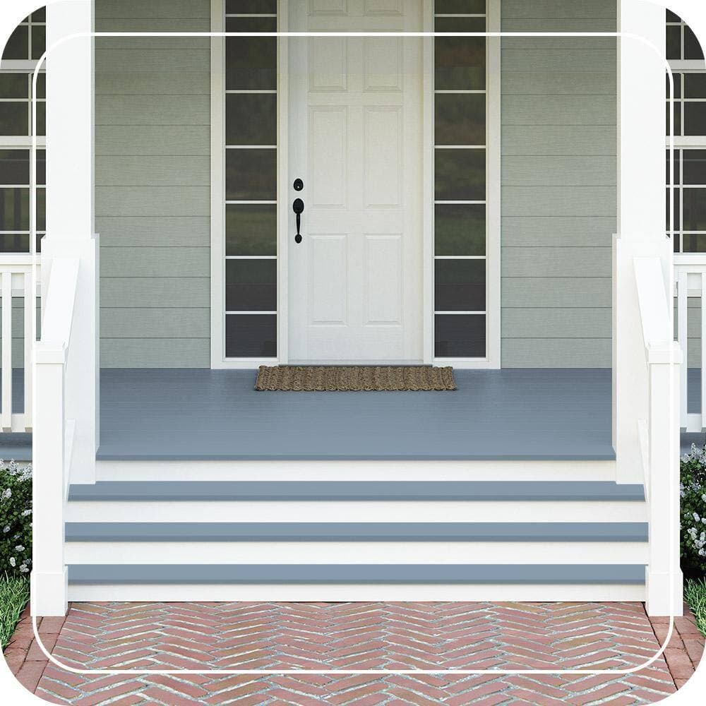 BEHR PREMIUM #BNC-08 Textured Low-Lustre Enamel Interior/Exterior Porch and Patio Anti-Slip Floor Paint (2)