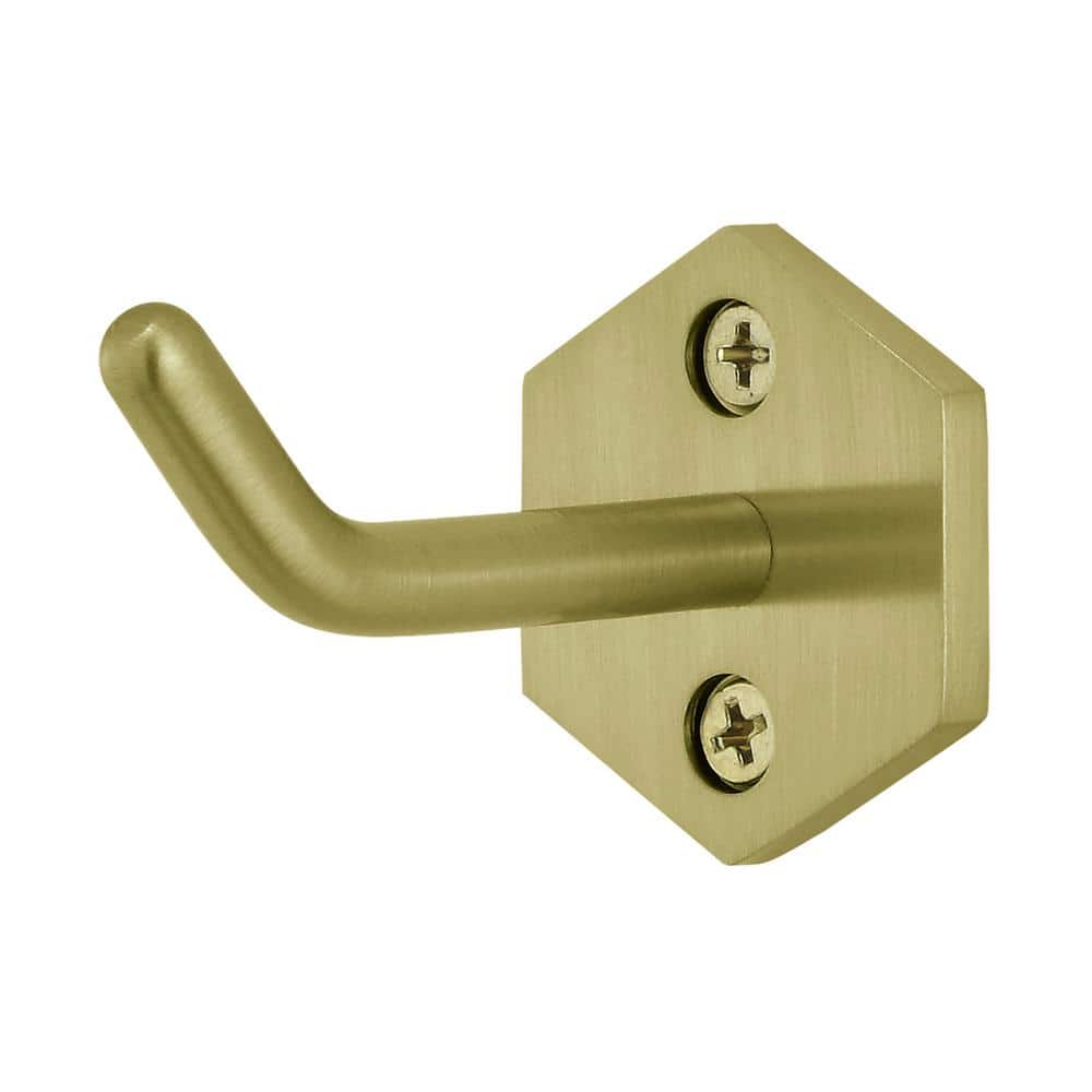 Swiss Madison Brusque J-Hook Robe/Towel Hook in Brushed Gold (1)
