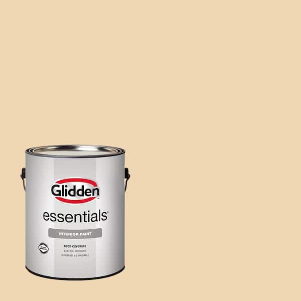 Glidden Essentials 1 gal. PPG1089-3 Chai Tea Latte Flat Interior Paint